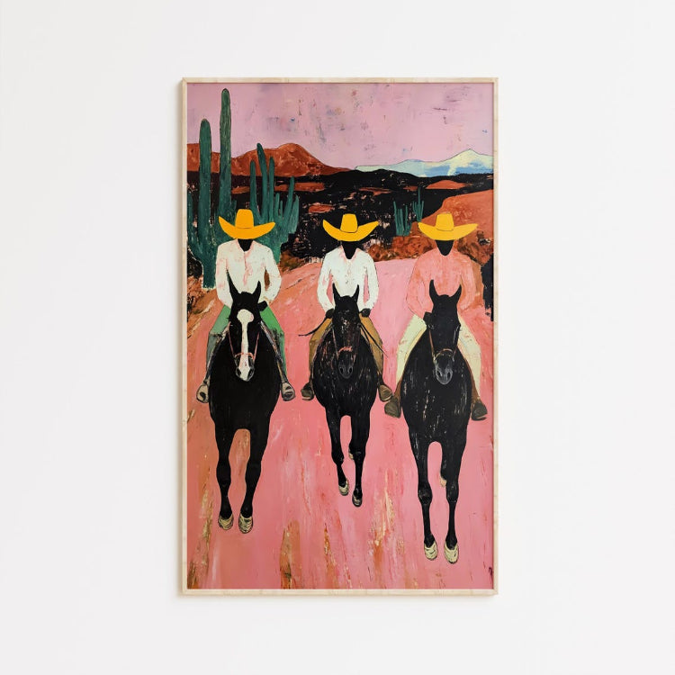 Southwestern cowboys Wall Art