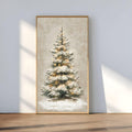 Vintage Christmas Tree Wall Art